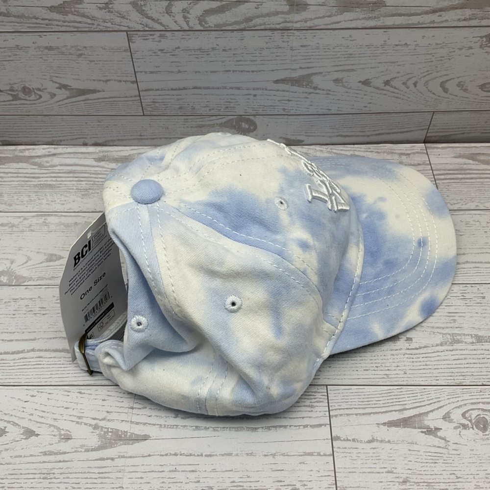 Lake Vibes Blue Tie-Dye Baseball Cap - Light Blue & White - Picture 3 of 5